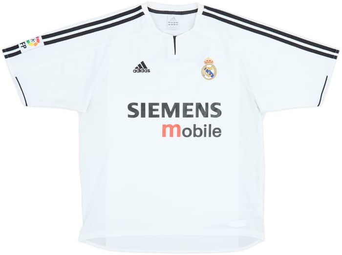 2003-04 Real Madrid Camiseta de local Zidane #5 - 7/10 - (L)