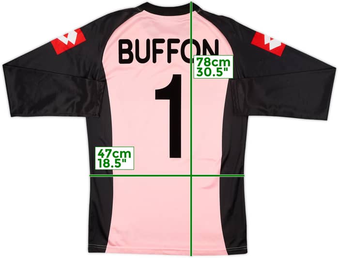 Camiseta de portero del Juventus 2002-03 Buffon #1 - 8/10 - (L)
