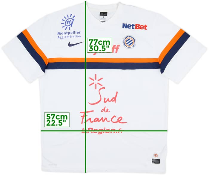Camiseta de visitante del Montpellier 2013-14 - 8/10 - (XL)