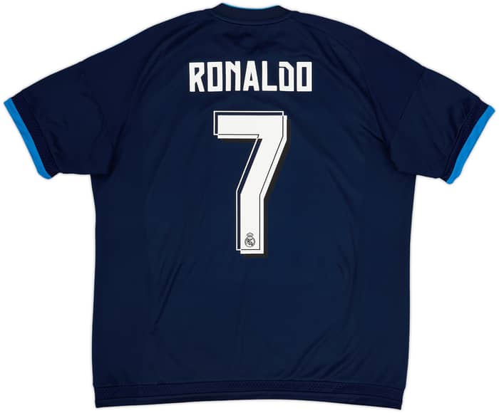 Camiseta de la tercera equipación del Real Madrid 2015-16 Ronaldo #7 - 9/10 - (L)