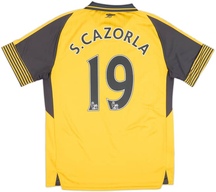 Camiseta de visitante del Arsenal 2016-17 S.Cazorla #19 - 9/10 - (L)
