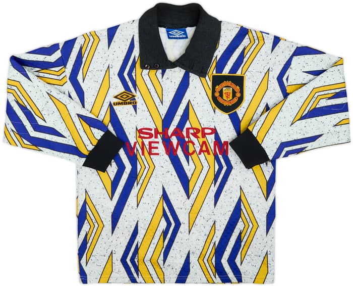 1993-94 Manchester United GK Shirt Schmeichel #1 - 8/10 - (S)