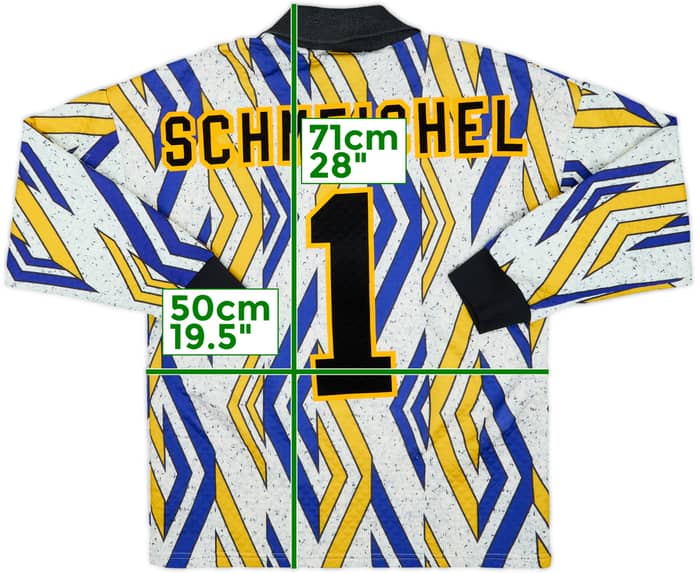 1993-94 Manchester United GK Shirt Schmeichel #1 - 8/10 - (S)