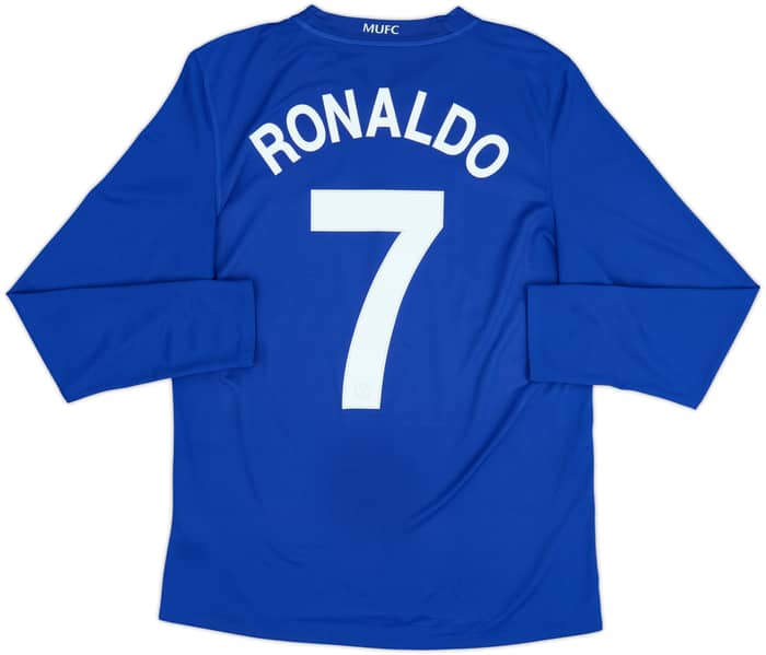 2008-09 Manchester United Third L/S Shirt Ronaldo #7 - 7/10 - (M)