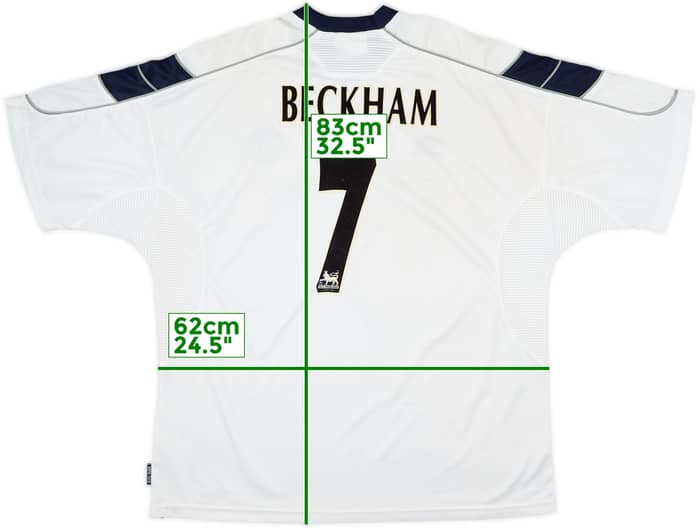 1999-00 Manchester United Third Shirt Beckham #7 - 7/10 - (XXL)