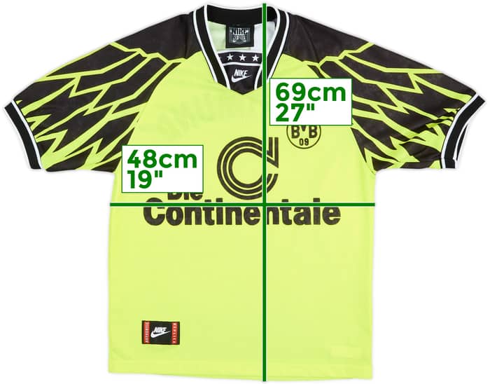 1994-95 Borussia Dortmund Home Shirt - 10/10 - (S)