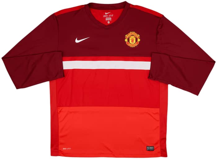 2011-12 Manchester United Nike Training L/S Shirt - 10/10 - (XL)