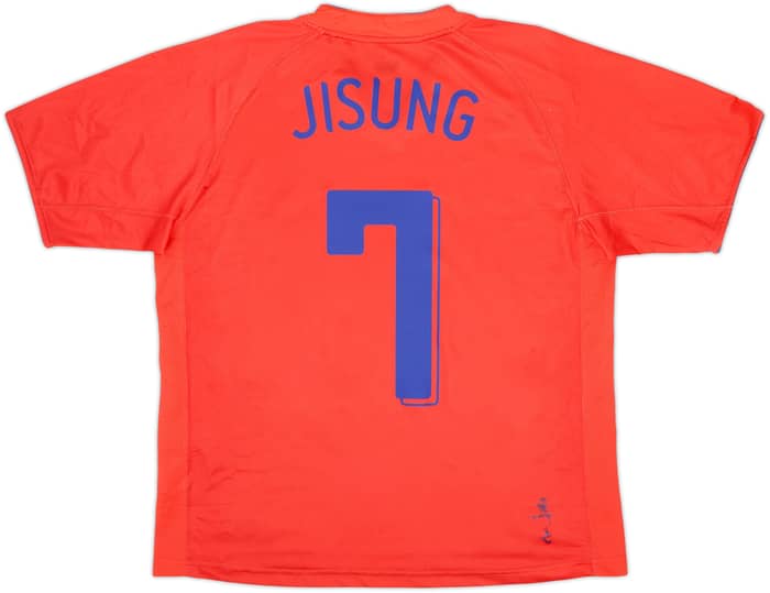 2006-08 South Korea Home Shirt Ji Sung #7 - 6/10 - (M)