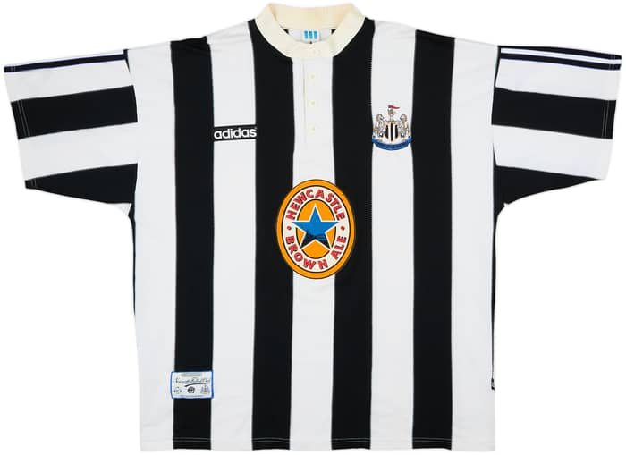 1995-97 Newcastle Home Shirt Shearer #9 - 6/10 - (XXL)