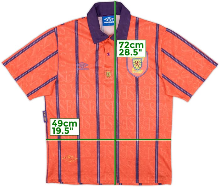 1993-95 Scotland Away Shirt - 8/10 - (M)