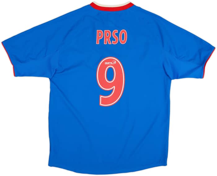 2003-05 Rangers Home Shirt Prso #9 - 6/10 - (L)