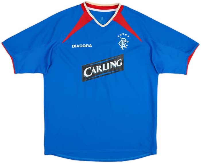 2003-05 Rangers Home Shirt Prso #9 - 6/10 - (L)