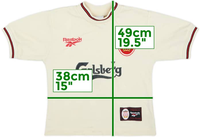 1996-97 Liverpool Away Shirt - 8/10 - (6-7 Years)