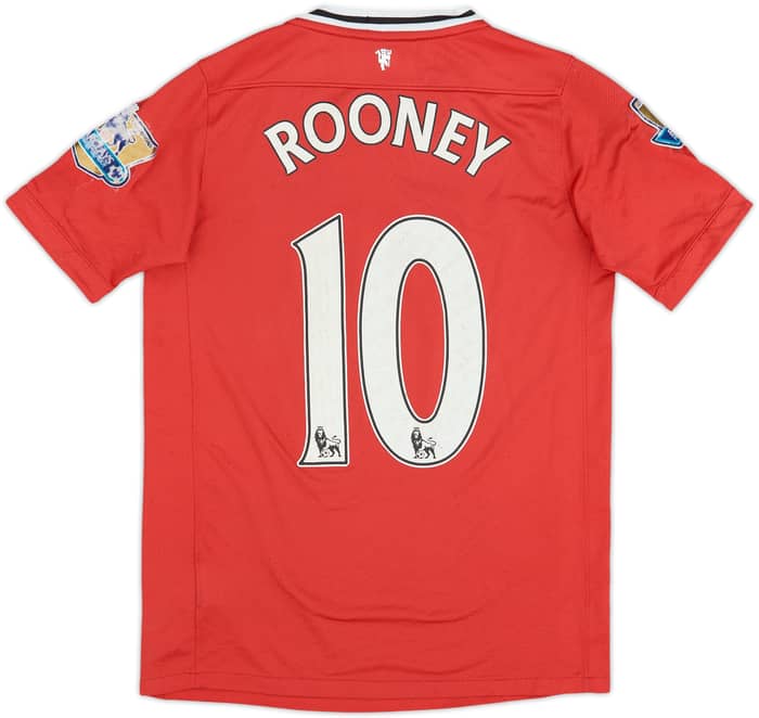 2011-12 Manchester United Home Shirt Rooney #10 - 5/10 - (L.Boys)