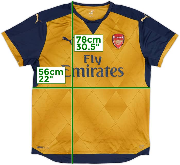 2015-16 Arsenal Away Shirt - 5/10 - (L)