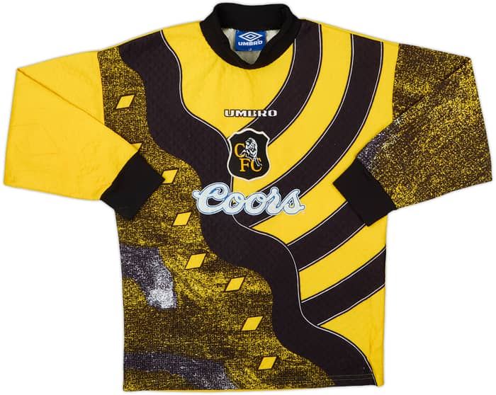 1995-97 Chelsea GK Shirt Lennon #1 - 7/10 - (L.Boys)