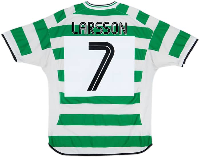2001-03 Celtic Home Shirt Larsson #7 - 5/10 - (L)