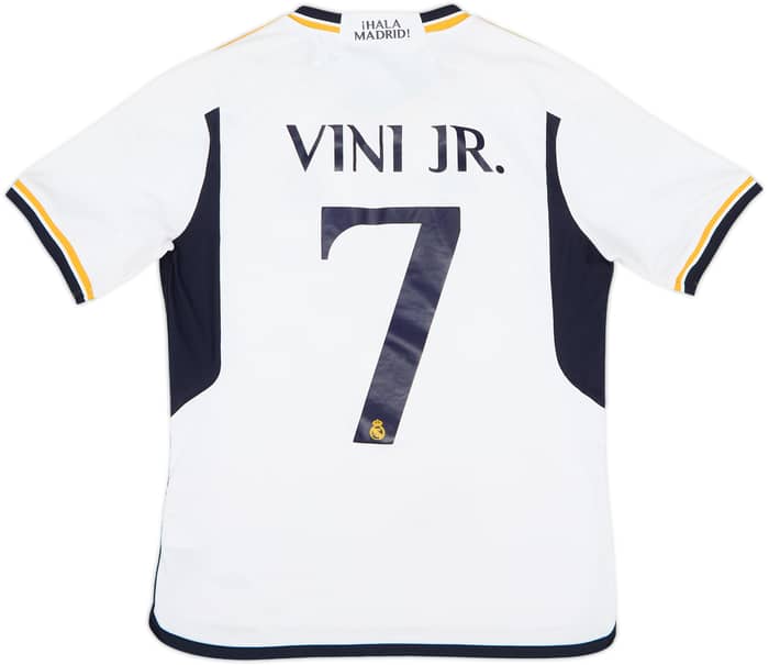 2023-24 Real Madrid Home Shirt Vini Jr. #7 - 6/10 - (XL.Boys)