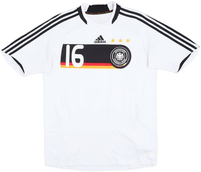2008-09 Germany Home Shirt Lahm #16 - 7/10 - (XL.Boys)