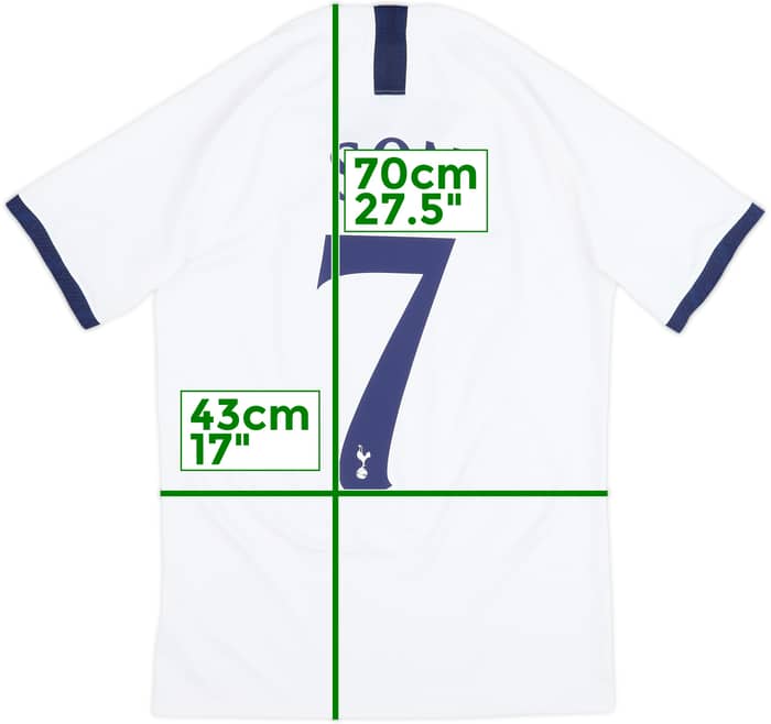 Camiseta de local del Tottenham 2019-20 Son #7 - 6/10 - (S)