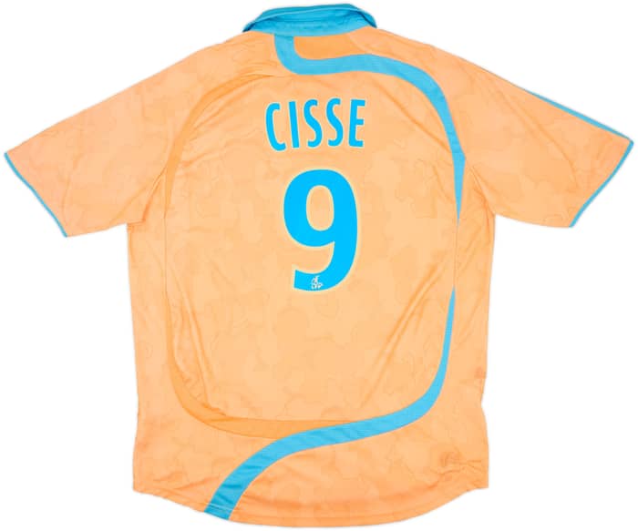2007-08 Olympique Marseille Third Shirt Cisse #9 - 8/10 - (L)