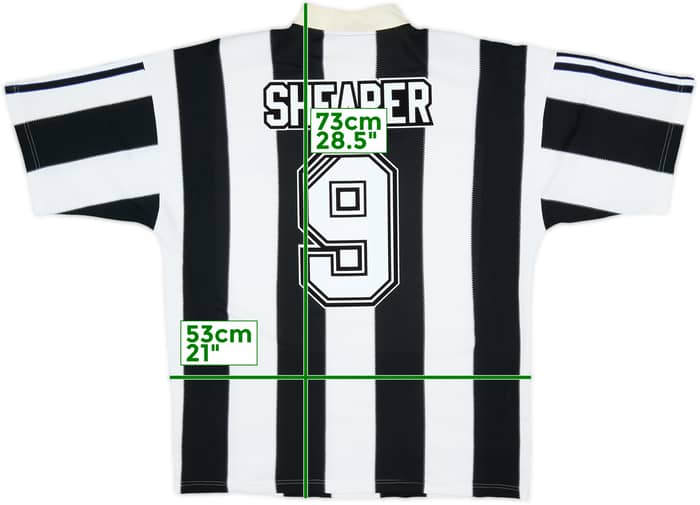 1995-97 Newcastle Camiseta Local Shearer #9 - 8/10 - (L)