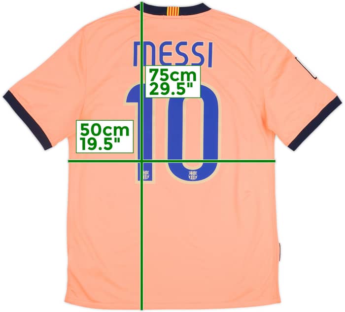 2009-10 Barcelona Away Shirt Messi #10 - 6/10 - (M)