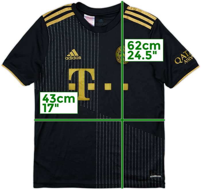 2021-22 Bayern Munich Away Shirt - 5/10 - (L.Boys)