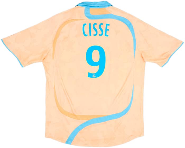 2007-08 Olympique Marseille Third Shirt Cisse #9 - 8/10 - (XL)