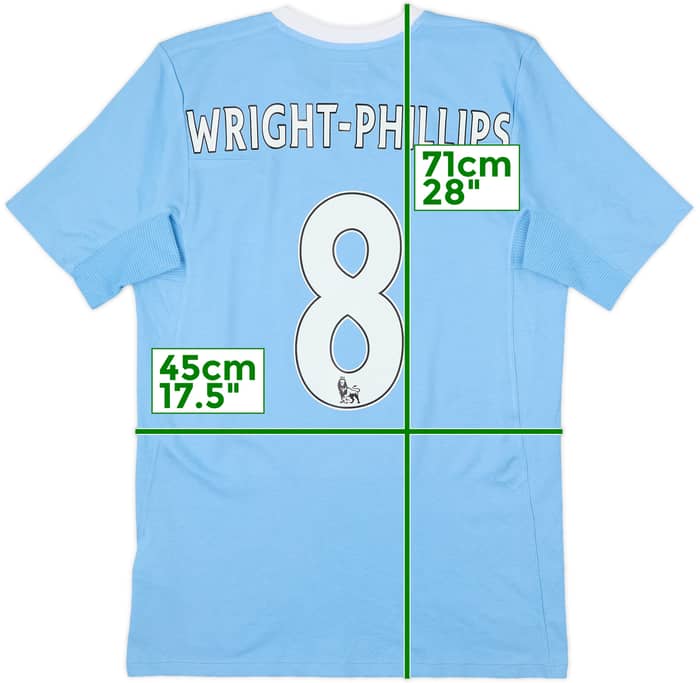 2009-10 Manchester City Local Camiseta Wright-Phillips #8 - 8/10 - (S)