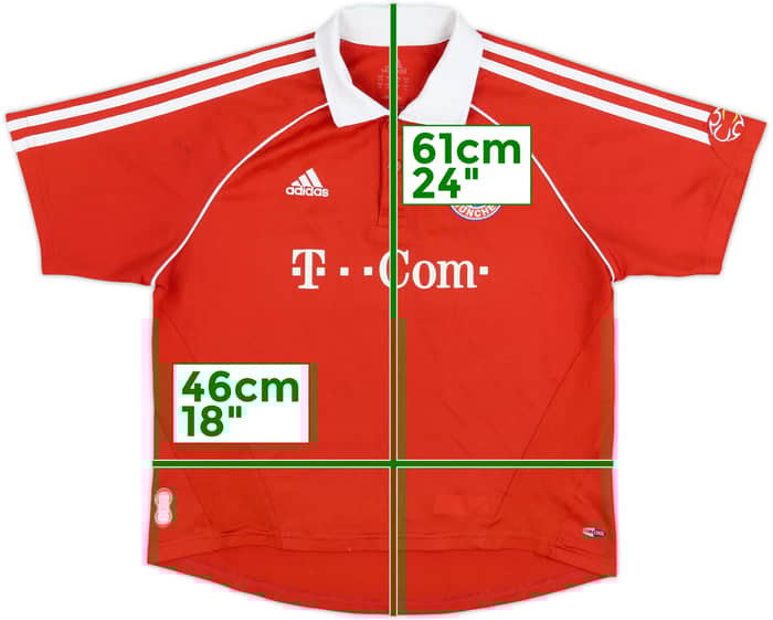 Camiseta de local del Bayern Munich 2006-07 - 4/10 - (Niños M.)