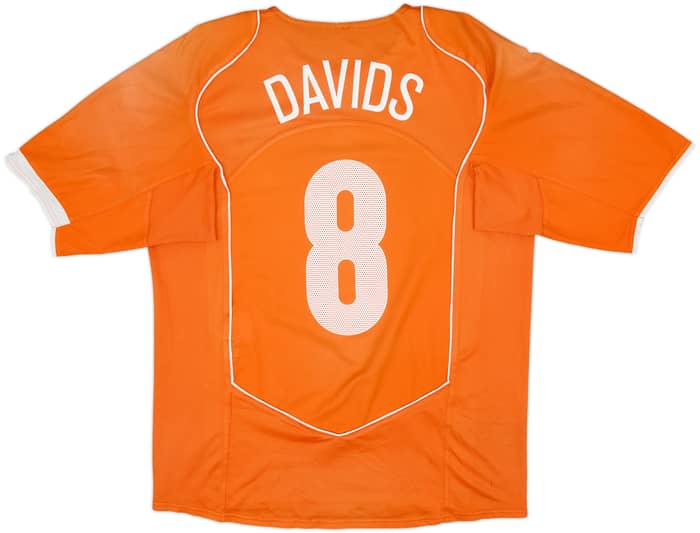 2004-06 Netherlands Home Shirt Davids #8 - 5/10 - (M)