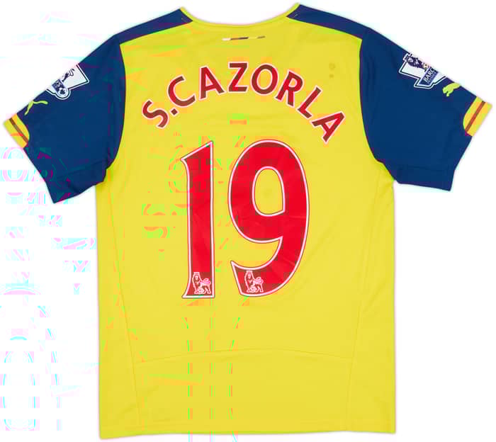 2014-15 Arsenal Away Shirt S.Cazorla #19 - 5/10 - (S)