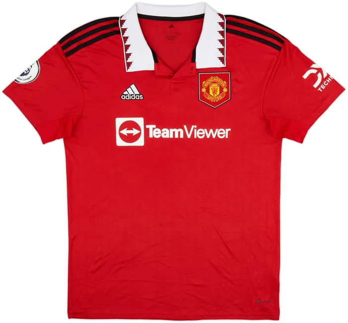 2022-23 Manchester United Home Shirt B.Fernandes #8 - 6/10 - (L)