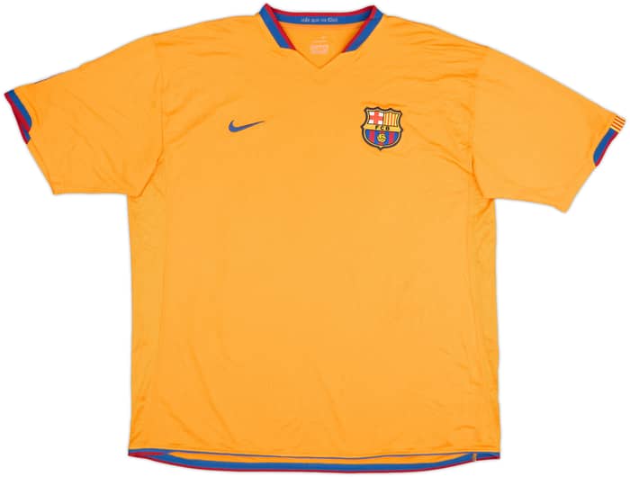 Camiseta de visitante del Barcelona 2006-08 Ronaldinho #10 - 7/10 - (XXL)