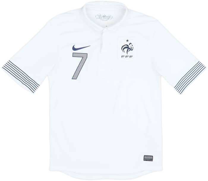 Camiseta de visitante de France 2012-13 Ribery #7 - 6/10 - (S)