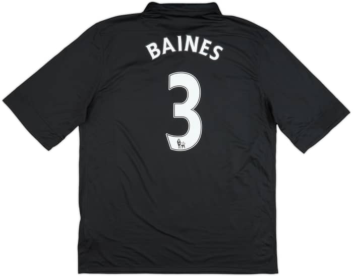 2012-13 Everton Away Shirt Baines #3 - 9/10 - (XL)