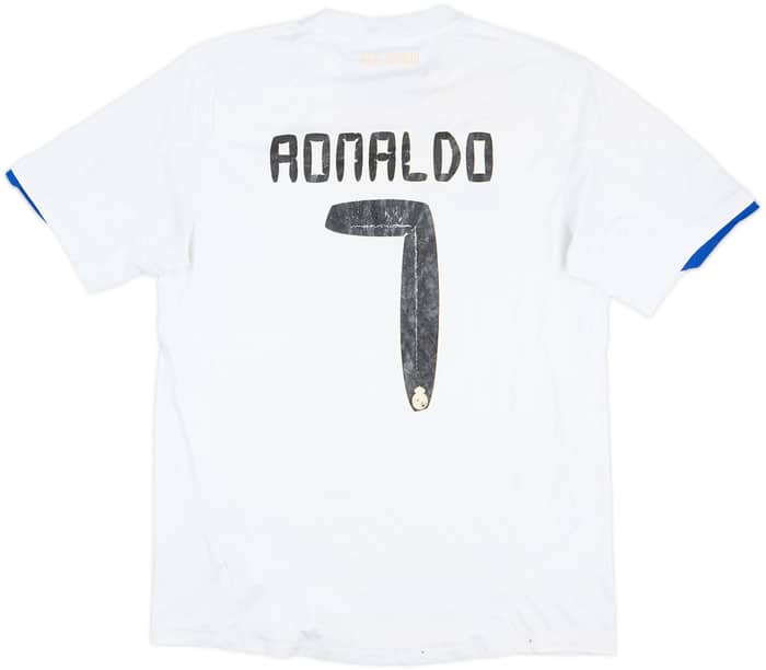 2010-11 Real Madrid Home Shirt Ronaldo #7 - 4/10 - (L)