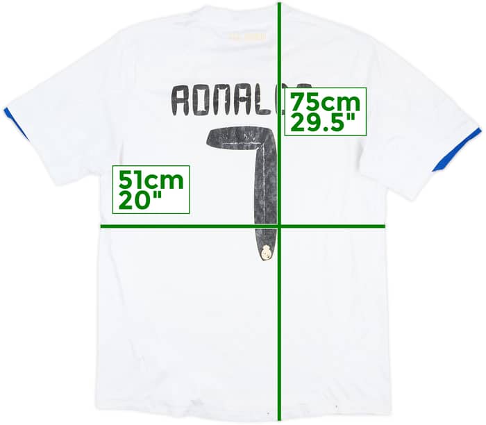 2010-11 Real Madrid Home Shirt Ronaldo #7 - 4/10 - (L)