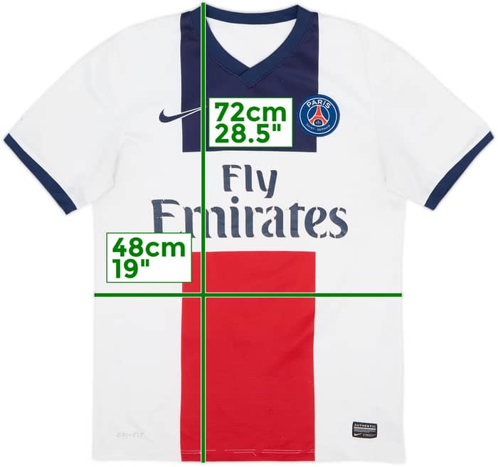 2013-14 Paris Saint-Germain Away Shirt Cuvelier - 5/10 - (S)