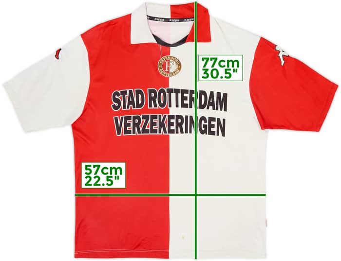 2000-01 Feyenoord Home Shirt - 4/10 - (L)
