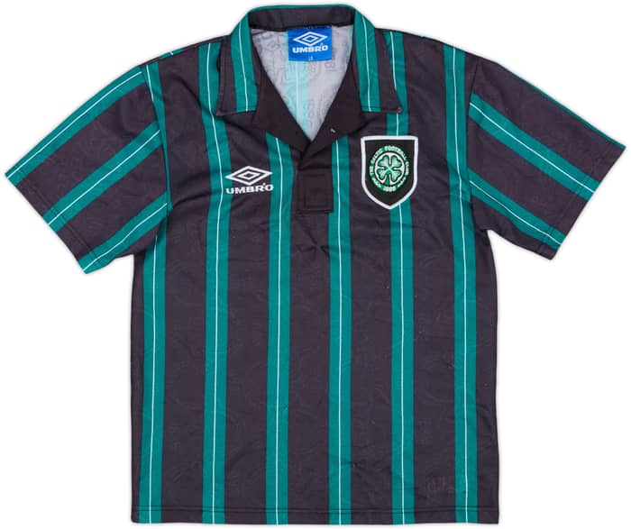 1992-93 Celtic Away Shirt - 6/10 - (L.Boys)