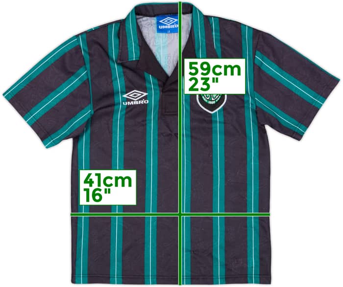 1992-93 Celtic Away Shirt - 6/10 - (L.Boys)