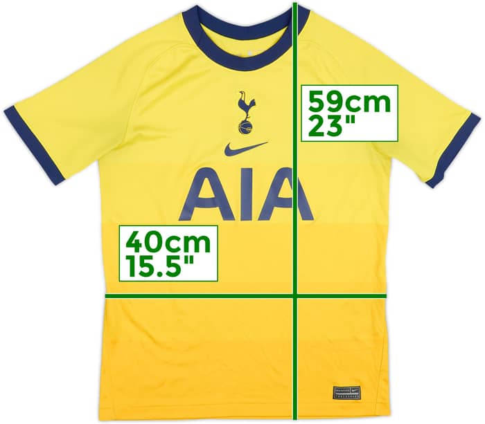 2020-21 Tottenham Third Shirt - 6/10 - (L.Boys)