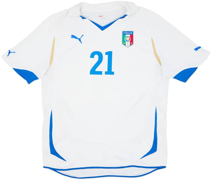 2010-12 Italy Away Shirt Pirlo #21 - 5/10 - (L)