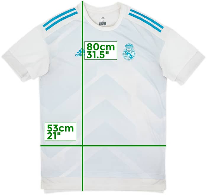 2017-18 Real Madrid adidas Training Shirt - 5/10 - (M)