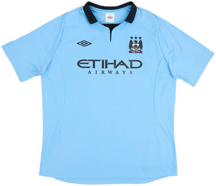 2012-13 Manchester City Home Shirt Kun Aguero #16 - 7/10 - (XXL)
