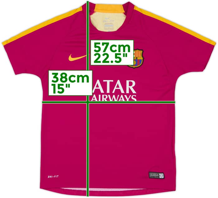 2016-17 Barcelona Nike Training Shirt - 10/10 - (M.Boys)