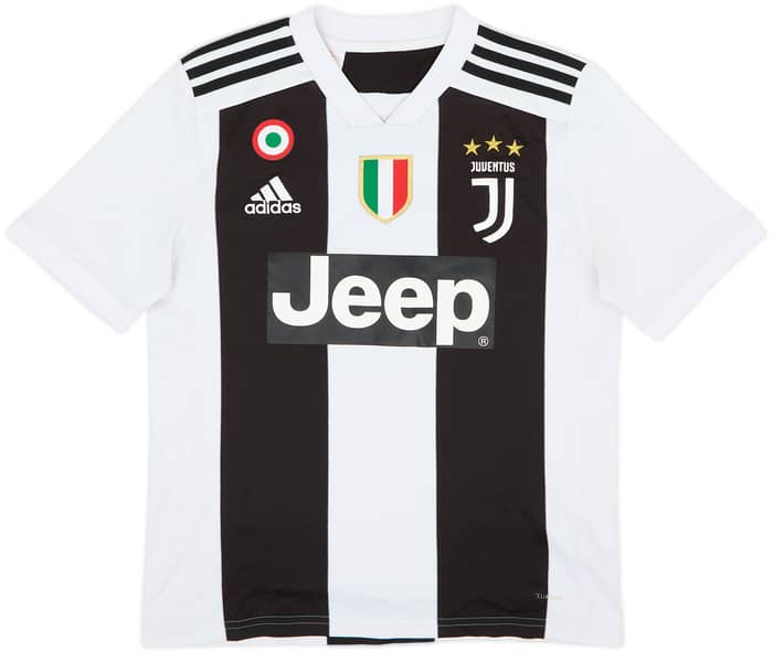 2018-19 Juventus Home Shirt Ronaldo #7 - 8/10 - (L.Boys)