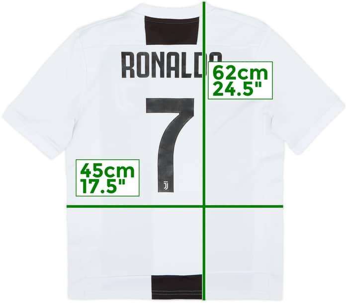 2018-19 Juventus Home Shirt Ronaldo #7 - 8/10 - (L.Boys)